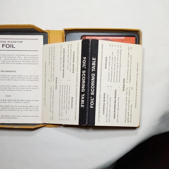 1970 FOIL Game of Words N Wits by 3M Company - Picture 4 of 14